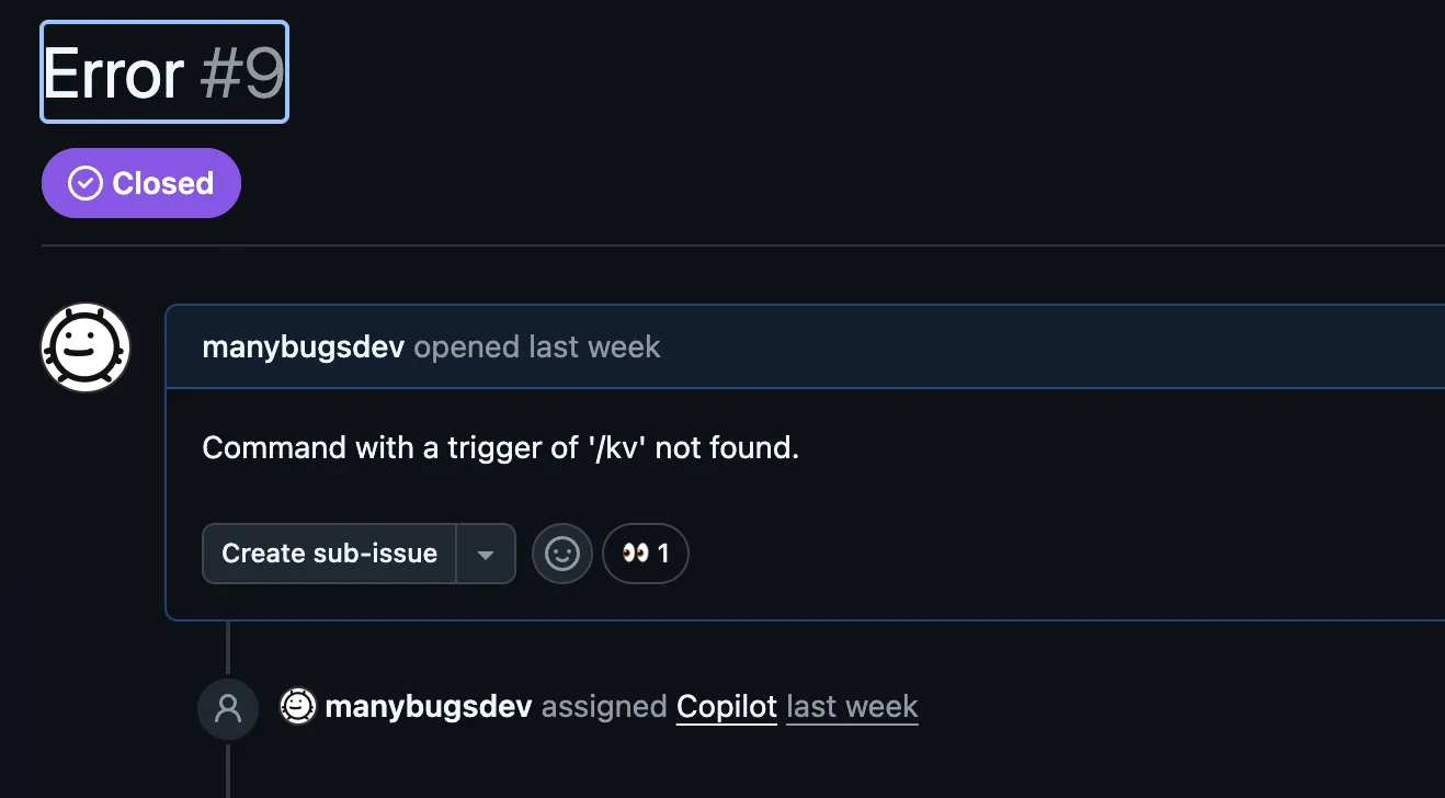 Issue with too little explanation